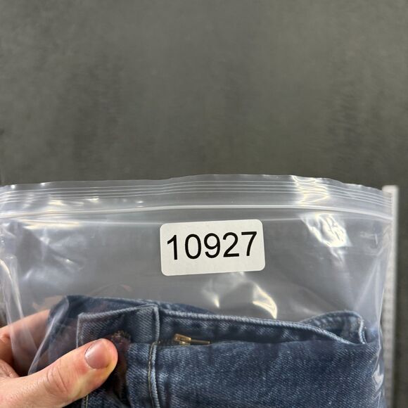 ME+EM Jeans Womens 31 Blue Straight Leg Stretch Dark Wash Denim - Picture 13 of 13